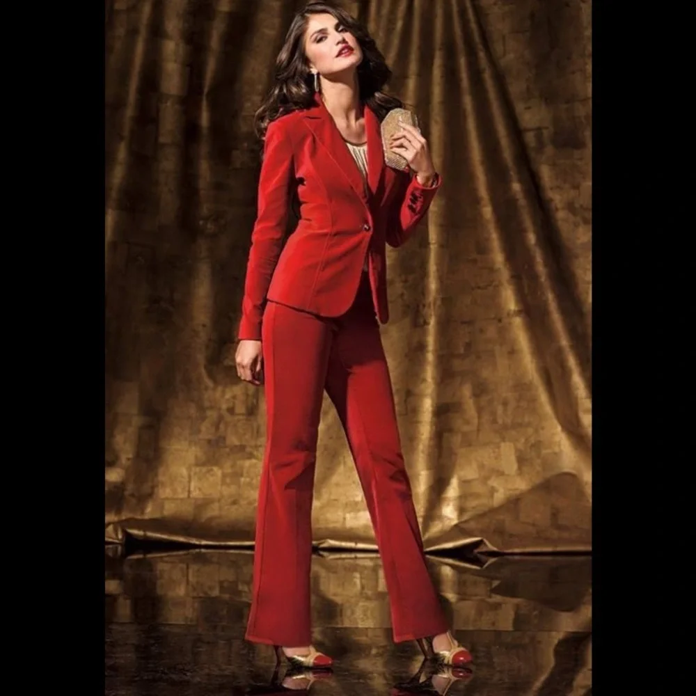 Cache Red Blazer - Picture 2 of 16